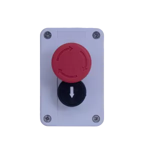 ODK2-N, boîte à boutons (IP65) avec 2 boutons (1 impulsion + 1 Stop urgunce)