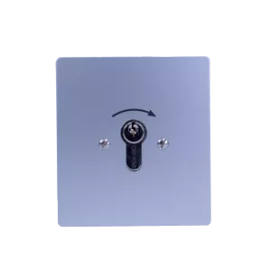 Interrupteur à clef intégré ISLR1-1T, 1 pôle, impulsion et flèche droite
